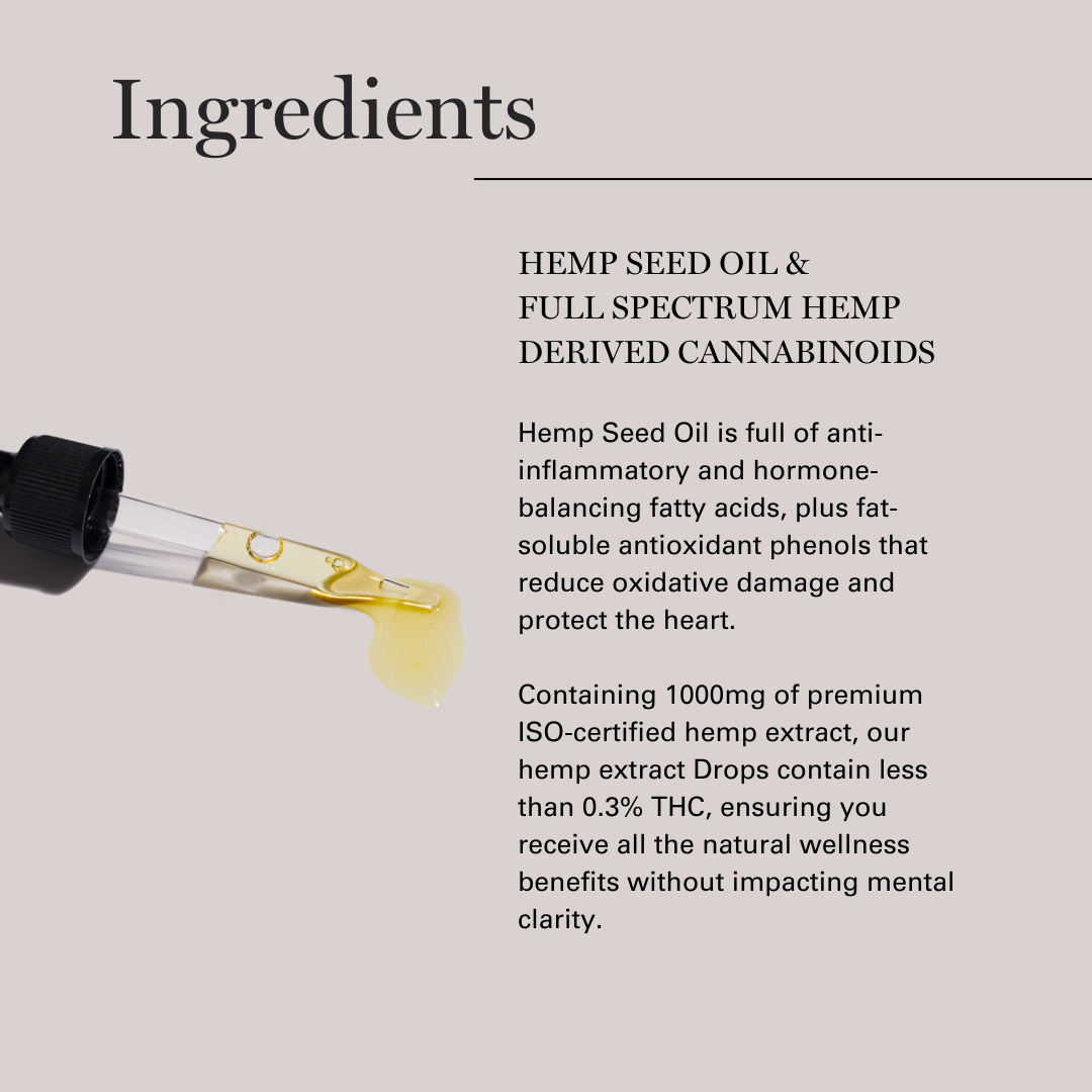 Full Spectrum- Hemp Extract Drops - 1k